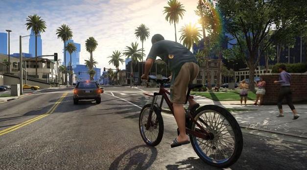gta5 자전거 스턴트