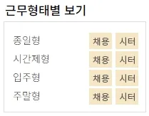시터넷 근무형태