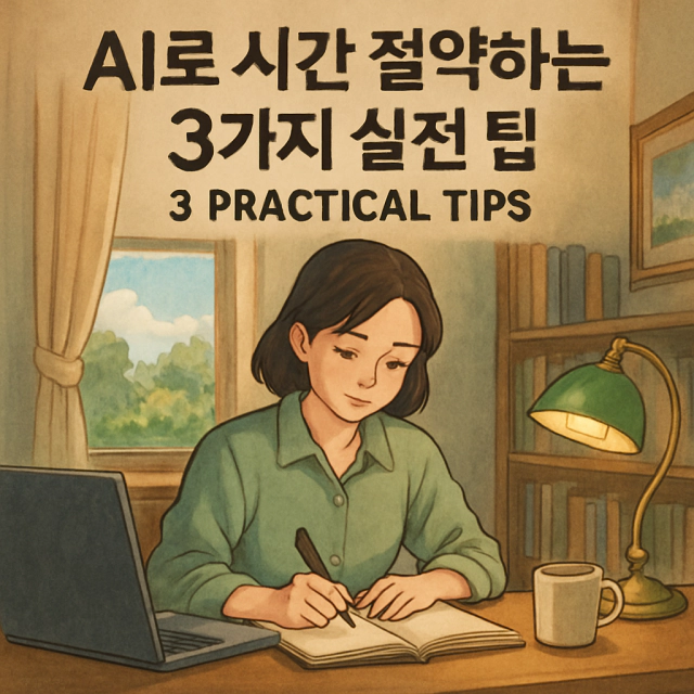 AI로 시간 절약하는 3가지 실전 팁