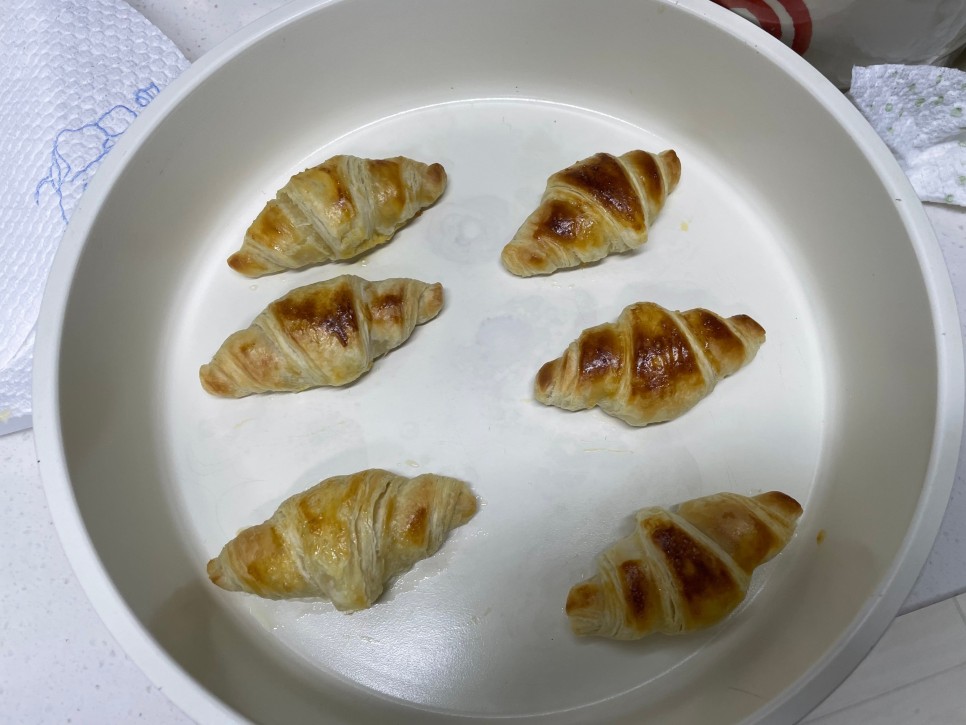 ㅋㅋㅋ 왜 실패하는가 ㅠ 크로와상 생지로 빵굽기 12