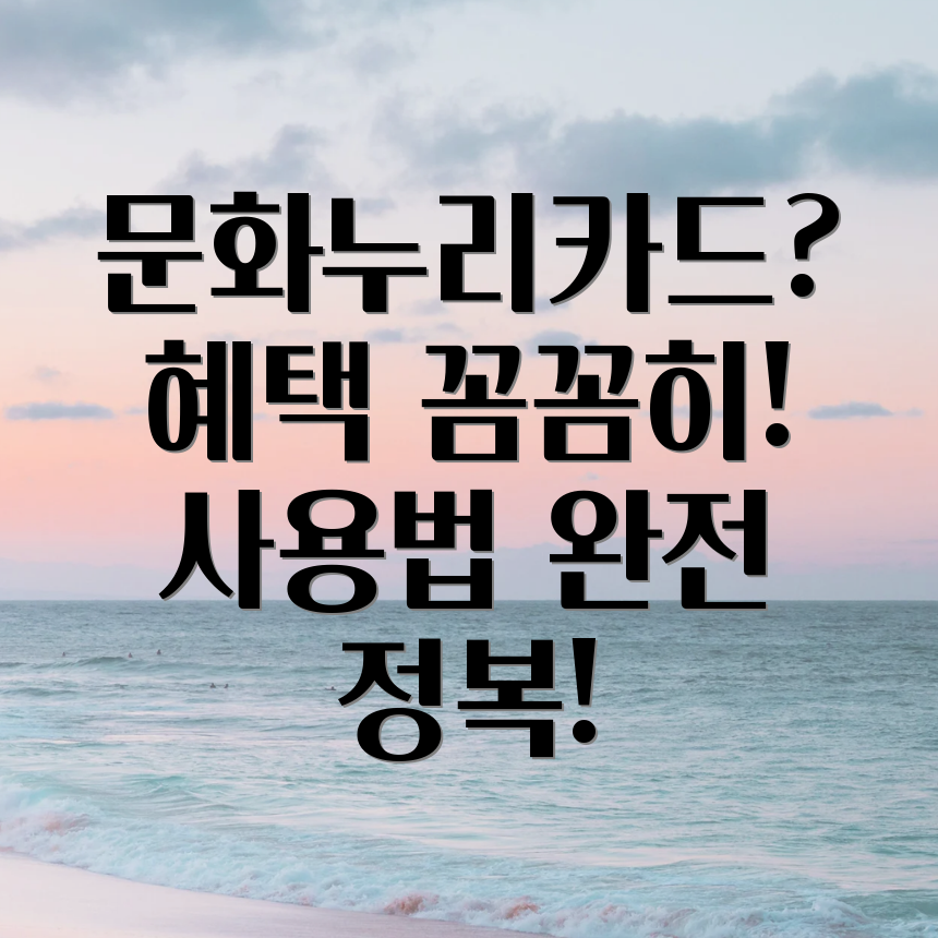 문화누리카드