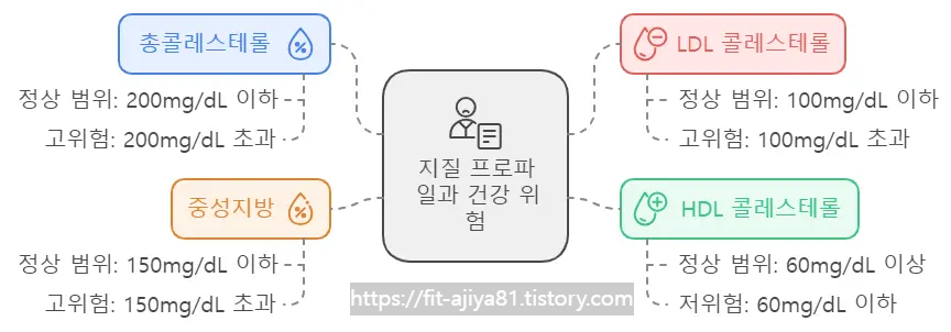 콜레스테롤 종류별 수치 가이드