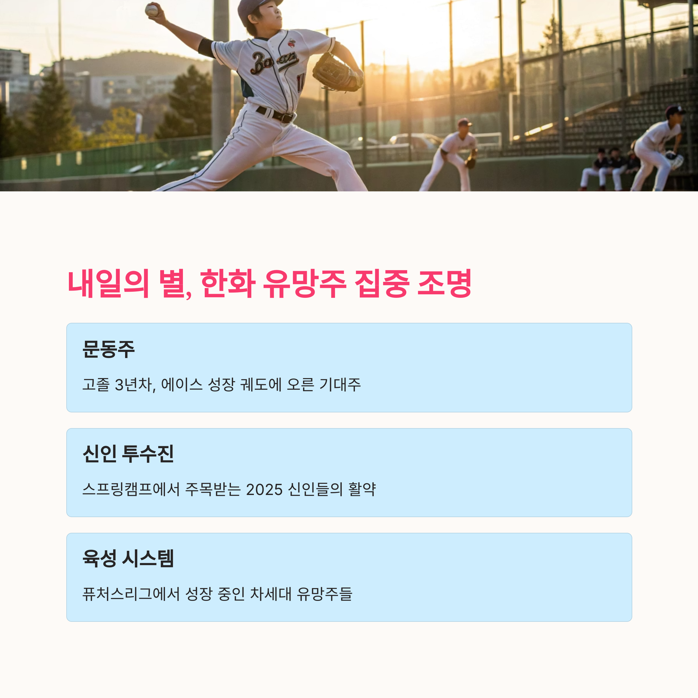 2025 한화 이글스 투수진