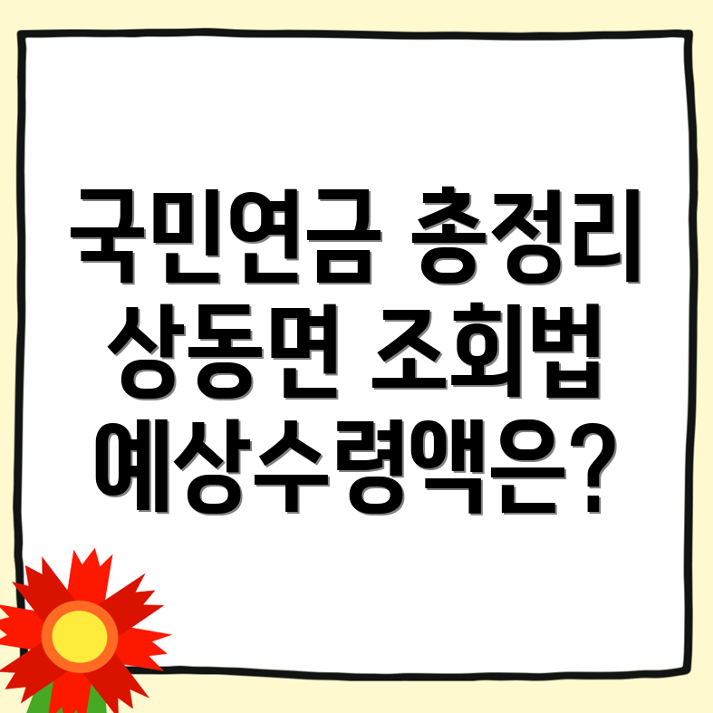 국민연금 예상수령액
