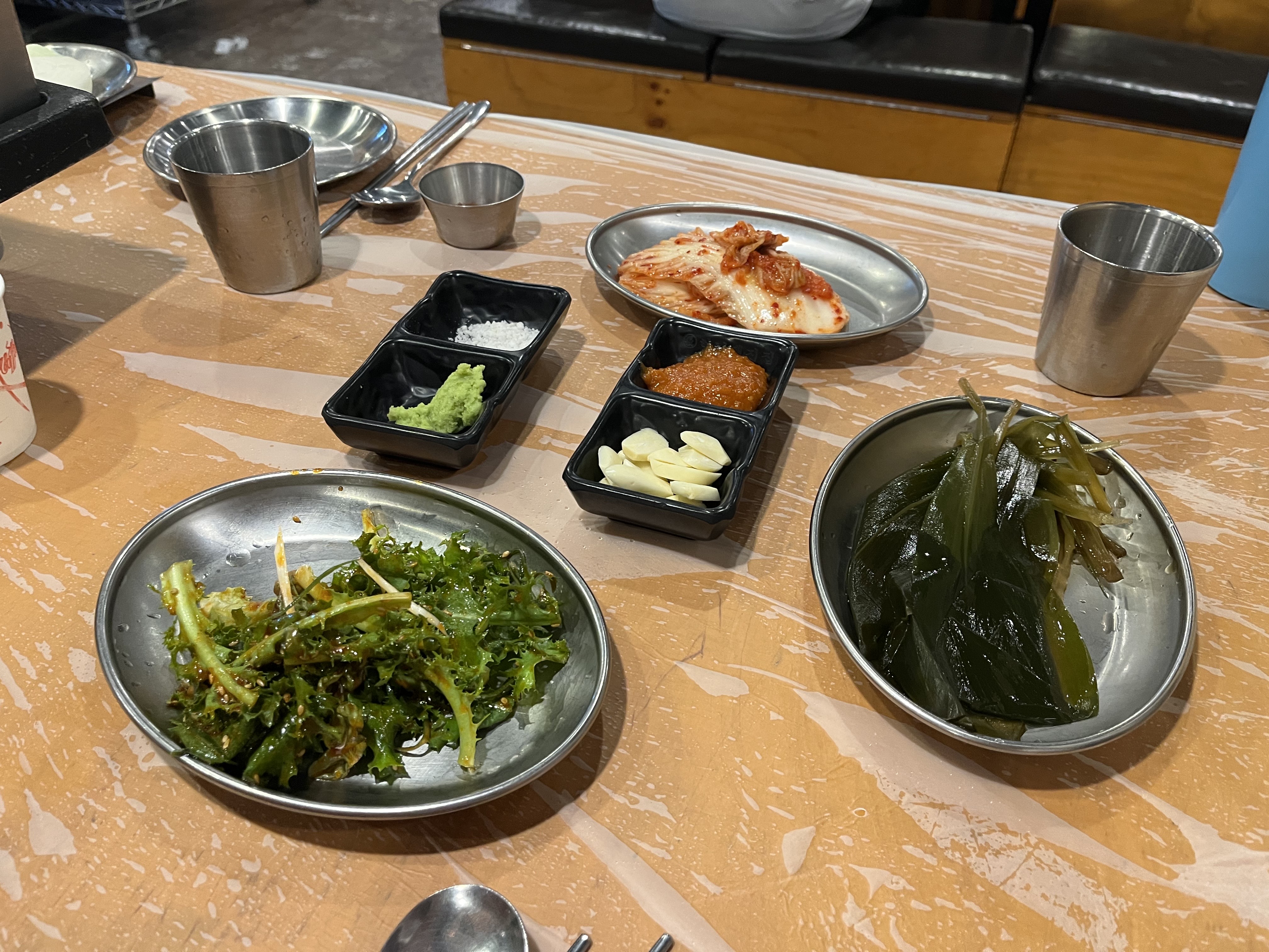 하남돼지집 밑반찬