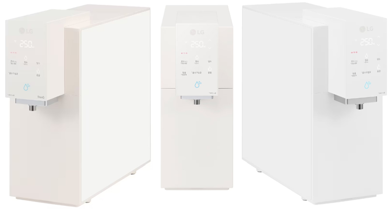  LG 정수기 WD523ACB, WD520ACB, WD523AWB 비교