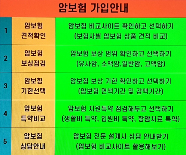 암보험 갱신형 삼성화재 암보험 3