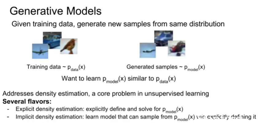 Lecture 13. Generative Models