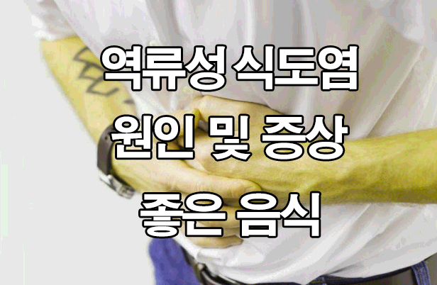  역류성 식도염 증상 및 원인 : 좋은 음식