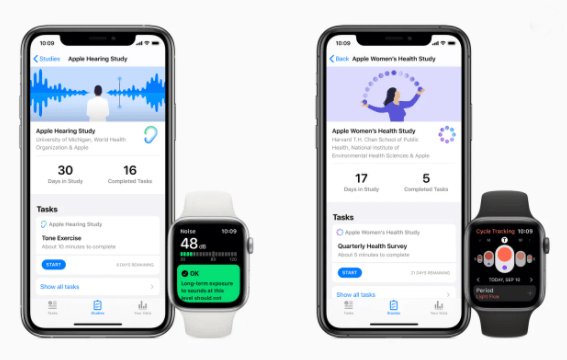  Apple(애플) 의 청력연구 - 헤드폰을 통한 청력 건강을 추적하는 방법