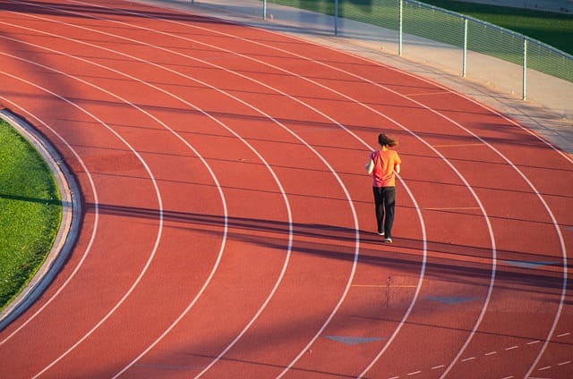 Running&amp;#44; Woman&amp;#44; Track