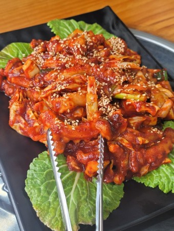 산낙지 한상
