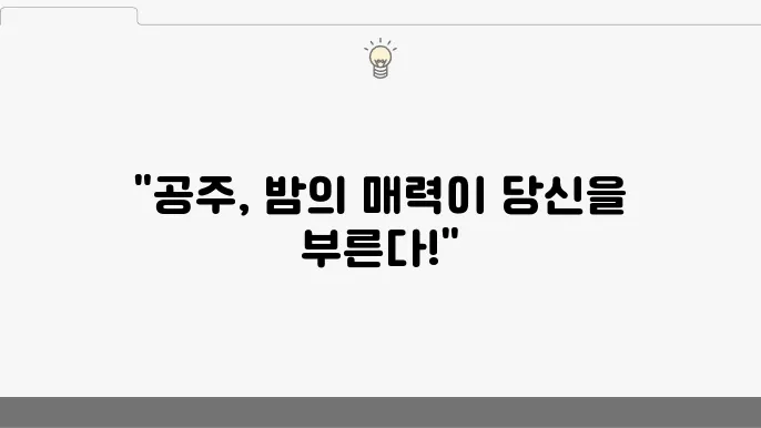 충남 공주 가볼만한 곳