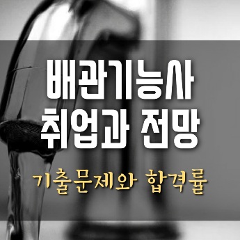 배관기능사 취업과 전망