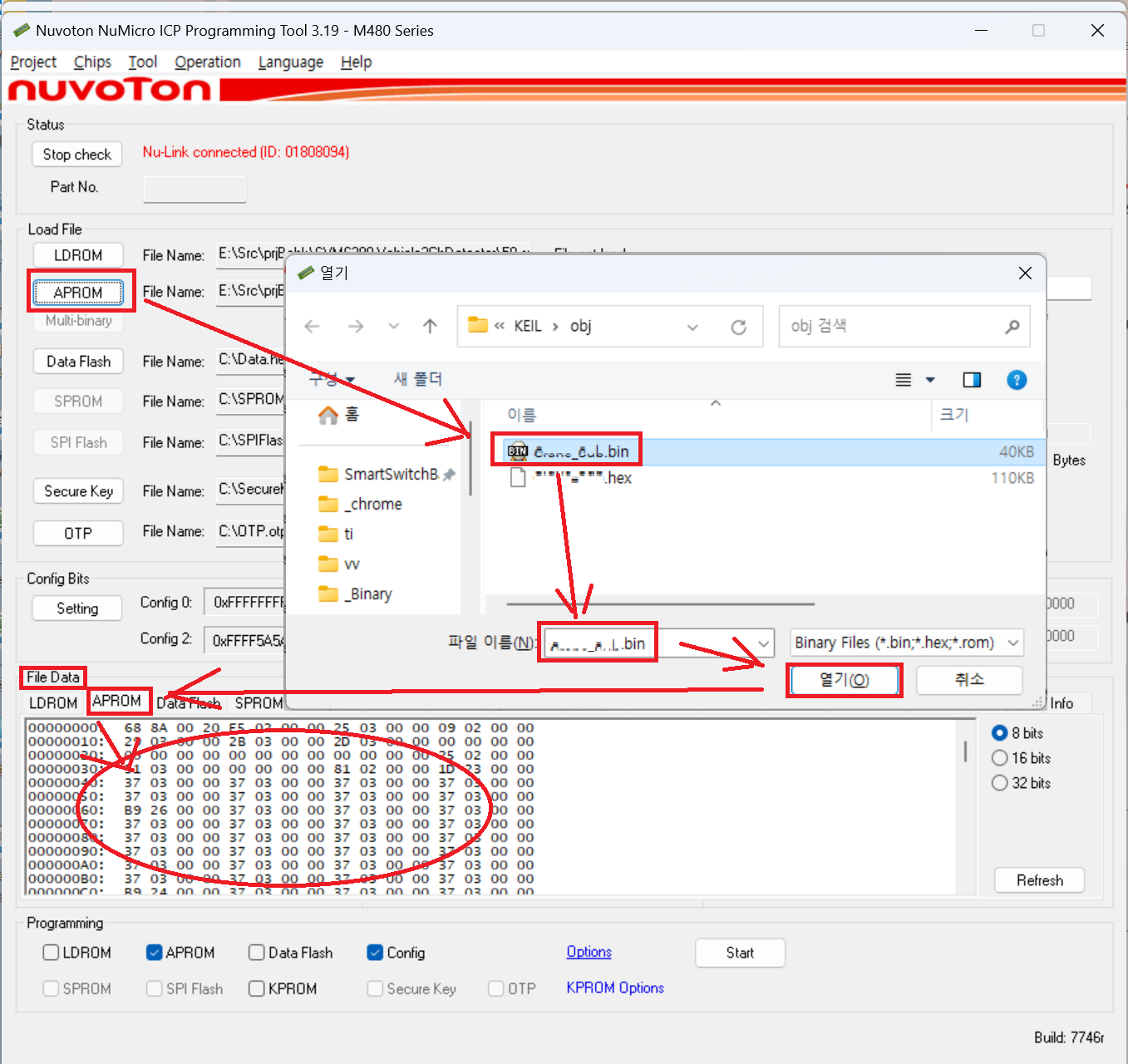 Nuvoton Nu-Link Programmatore/Driver Per Microcontrollori &ndash; Versione Per Combustione/Programmazione Offline