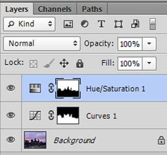 조정레이어 휴새추레이션 보정