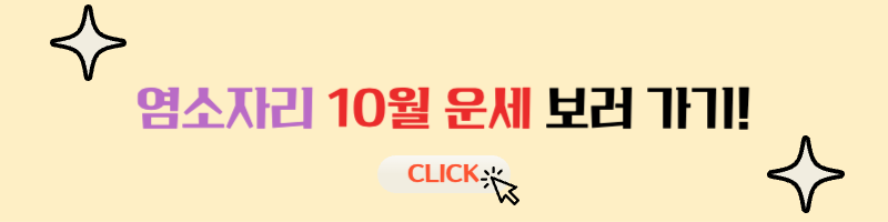 염소자리 2024년 10월 별자리 운세