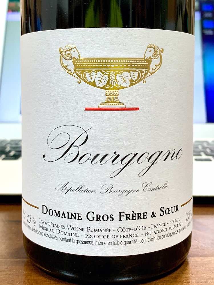 Domaine Gros Fr&egrave;re & Soeur Bourgogne Rouge 2017
