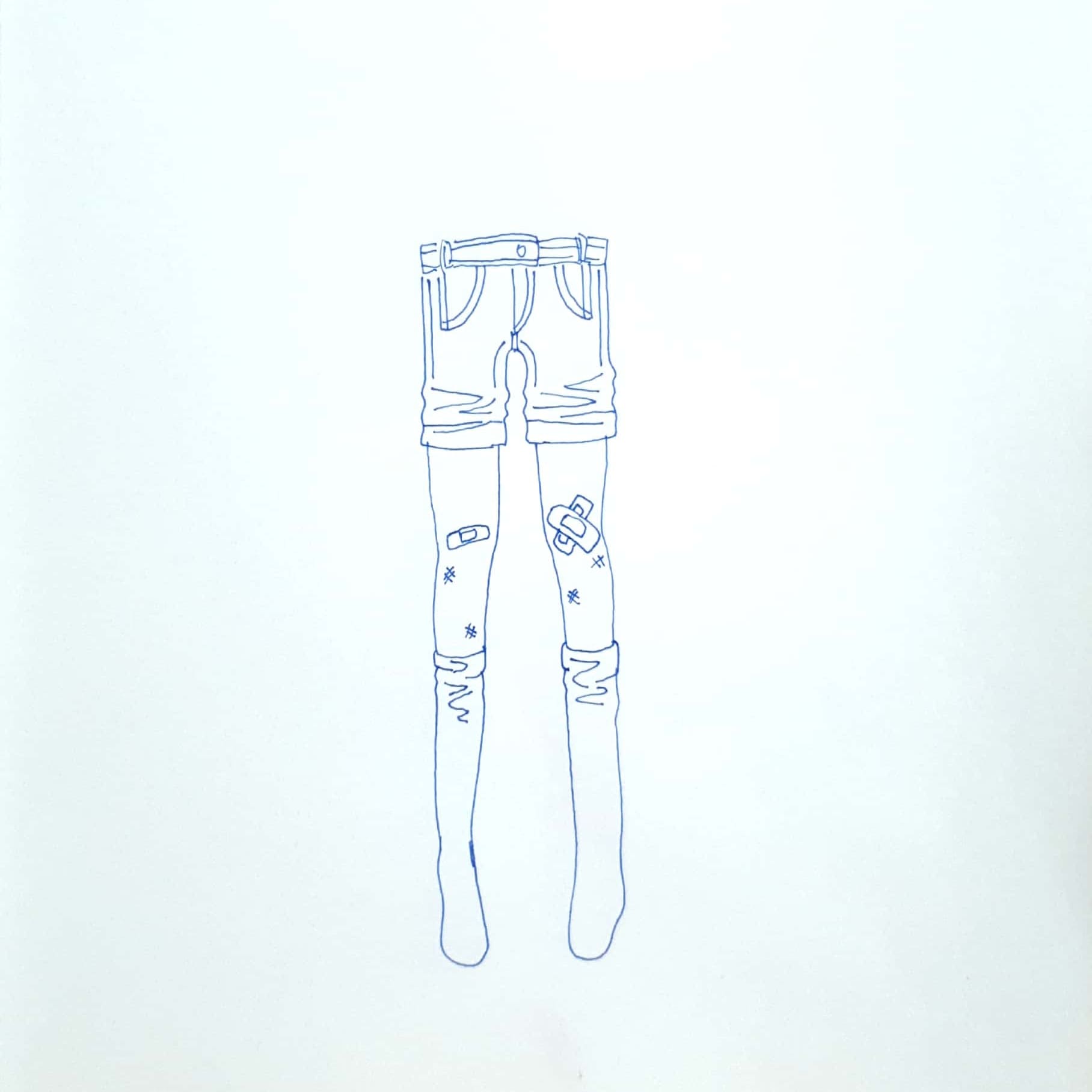  Soft 부드러운 / 일러스트 일러스트레이션 그림 드로잉 / 다리 그리기