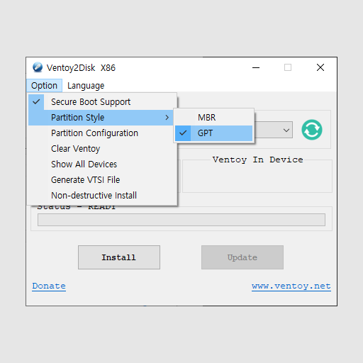 메인보드에 맞게끔 설정
