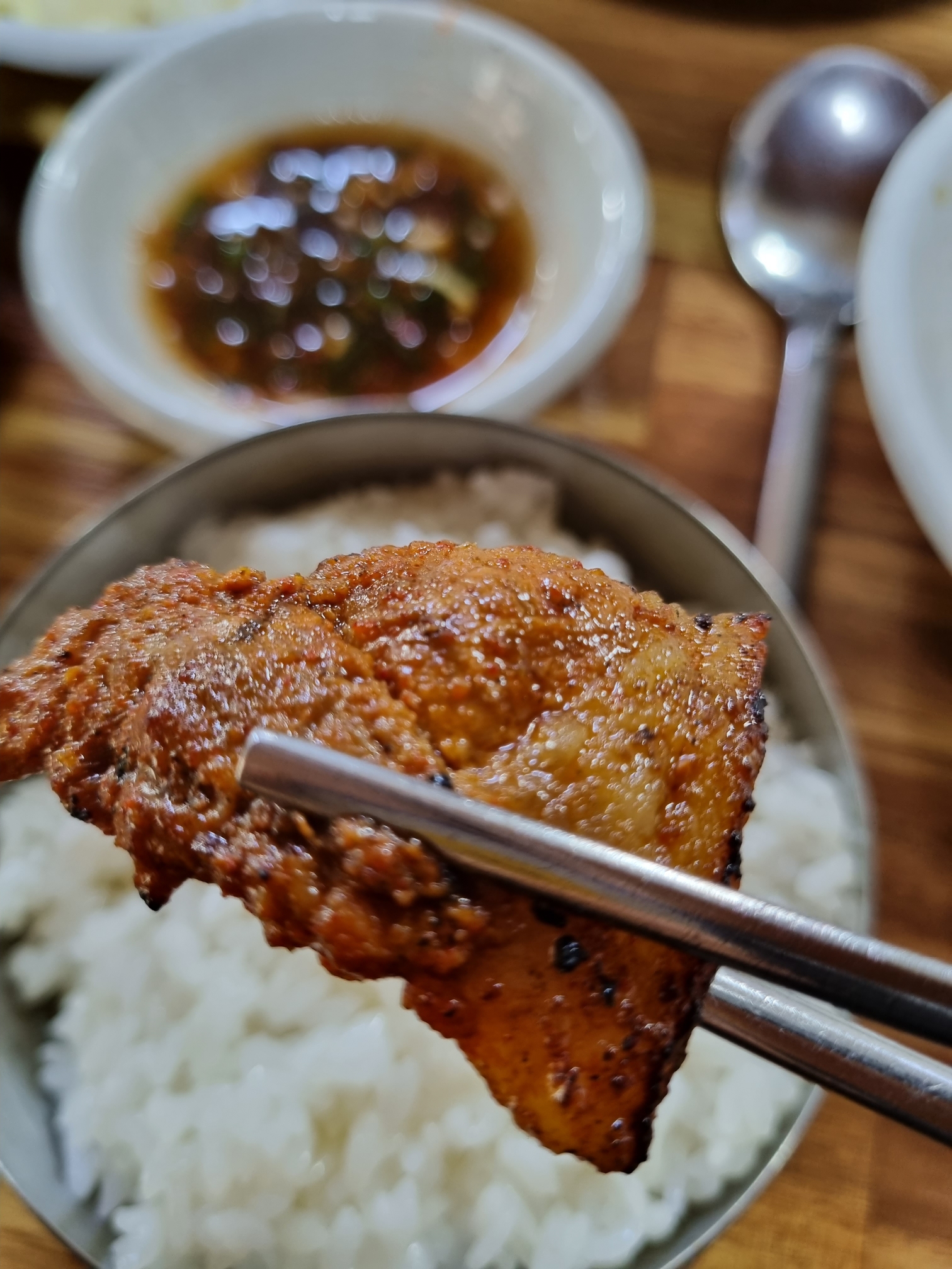  경주 돼지고기 석쇠구이 <산해> 너무 맛나요~