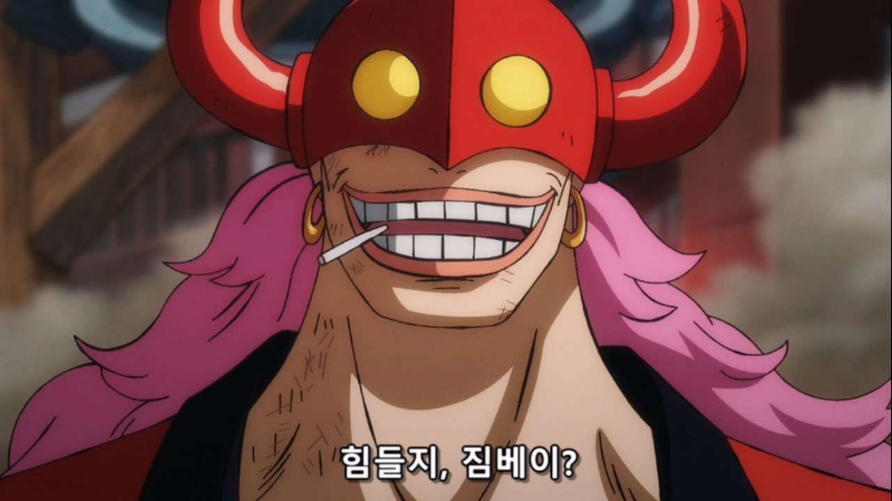  원피스 1039화 애니 자막 후기 육식 마스터 CP9 출신 후즈후 VS 징베