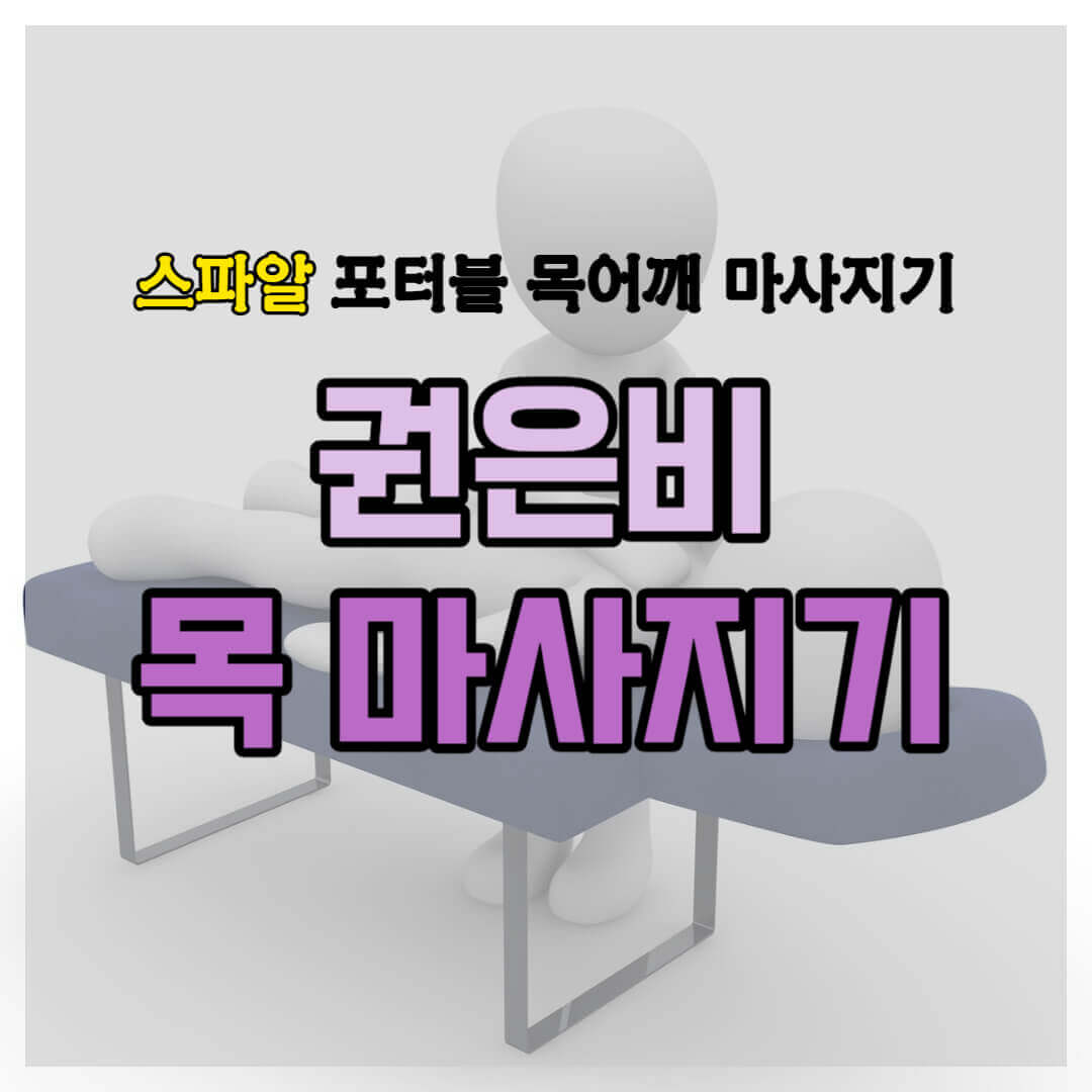 스파알 포터블 목 어깨 마사지기 썸네일