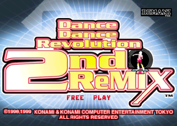  체감형 리듬게임 - 댄스댄스 레볼루션 2nd 리믹스 ダンス ダンス レボリューション セカンドリミックス - Dance Dance Revolution 2nd Remix