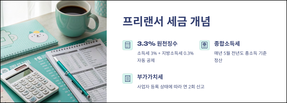 프리랜서 세금 개념