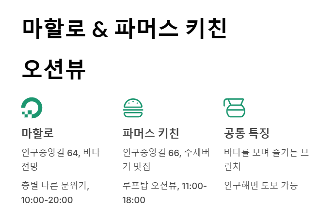 양양 브런치 맛집 리스트 - 자연과 감성이 어우러진 힐링 공간