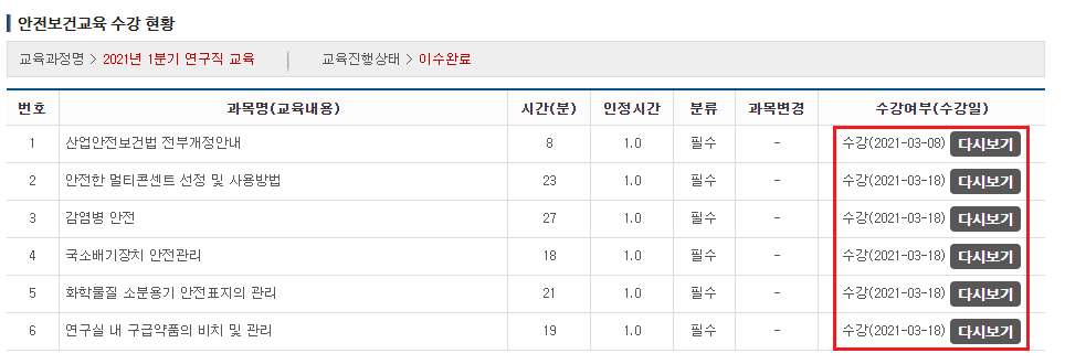 연구실 안전교육 스킵하는 두 가지 방법 (소스코드 포함,업데이트) :: 심루트의 연구노트 연구실 안전교육 스킵하는 두 가지 방법 (소스코드 포함,업데이트) :: 심루트의 연구노트