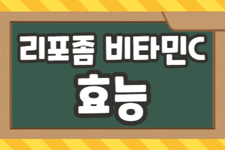 리포좀 비타민C 효능