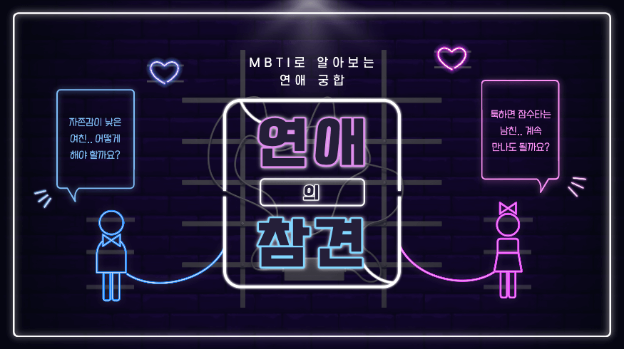  MBTI별 궁합 알아보기