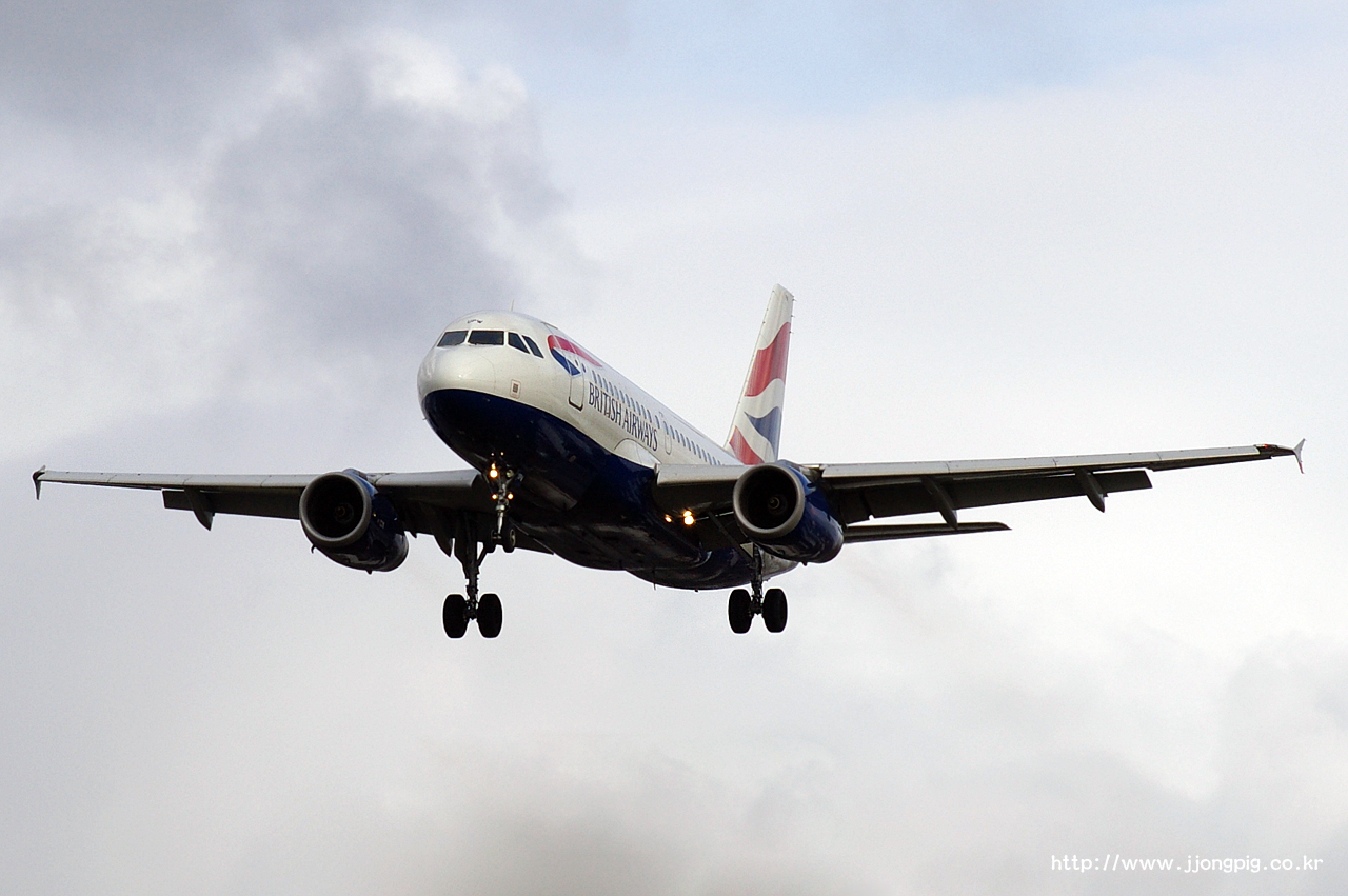 영국 항공 British Airways BA BAW G-EUPW Airbus A319-100 A319 런던 - 히드로 London - Heathrow 런던 England London LHR EGLL