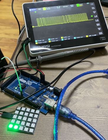  [Arduino] WS2812 5*5 (RGB LED) #2 example operation
