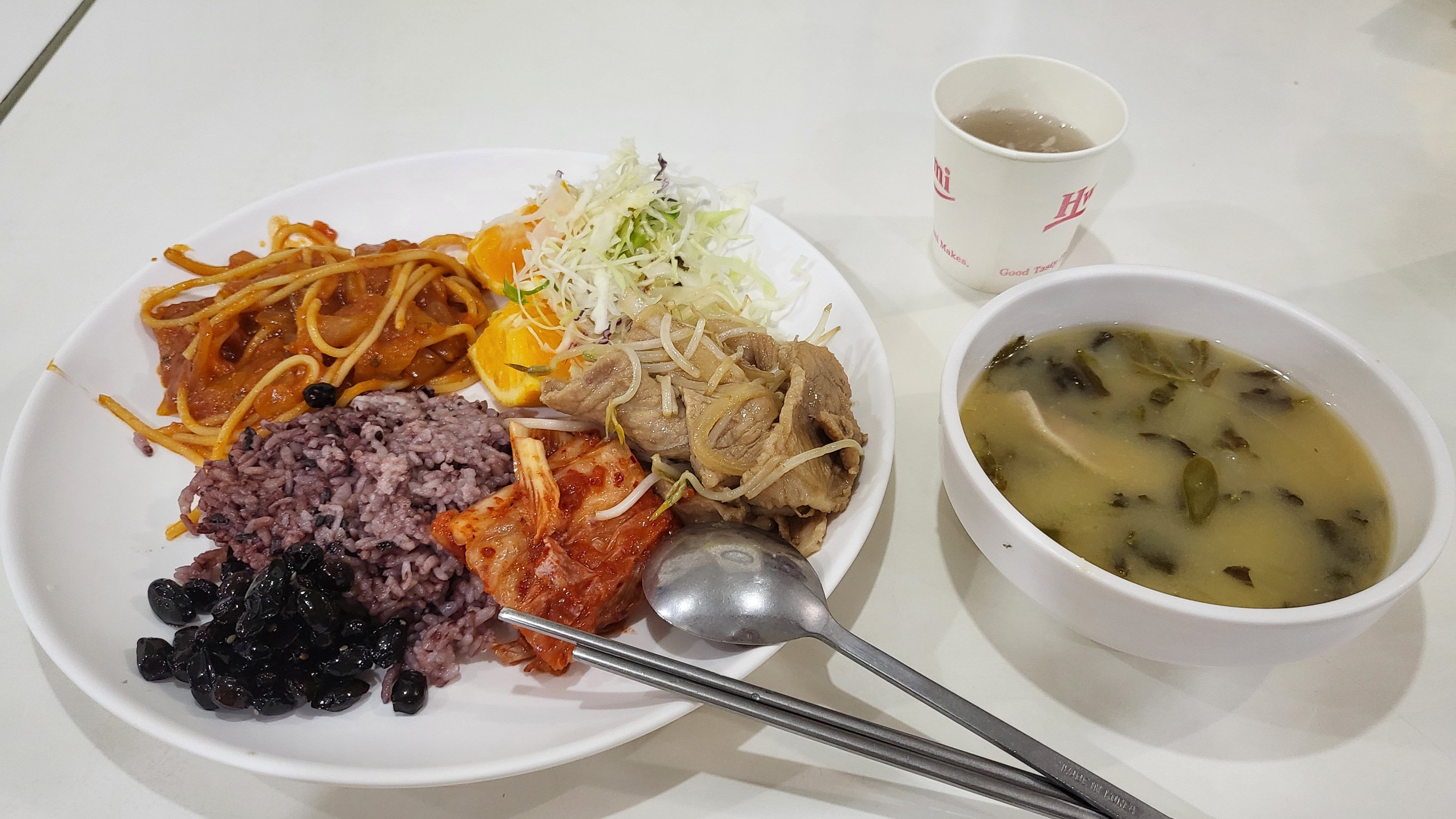 신풍고시식당 식사