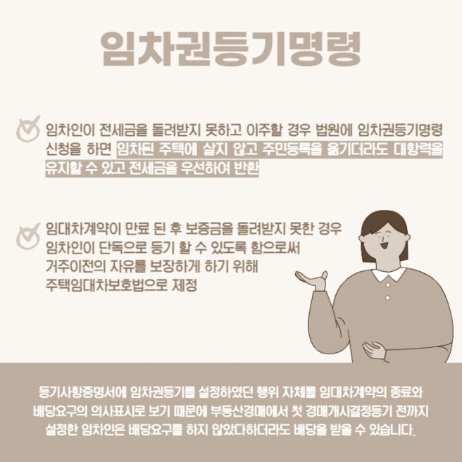 임차권 등기명령