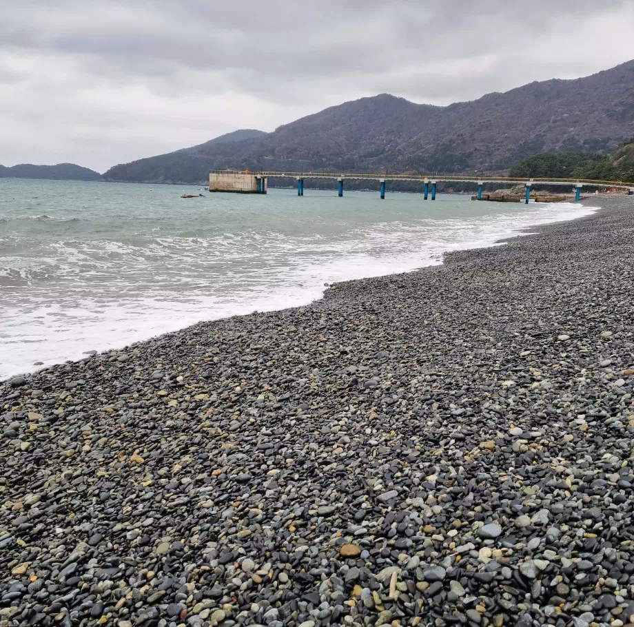 학동흑진주몽돌해수욕장