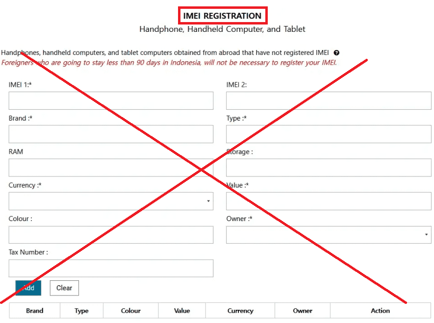 IMEI REGISTRATION