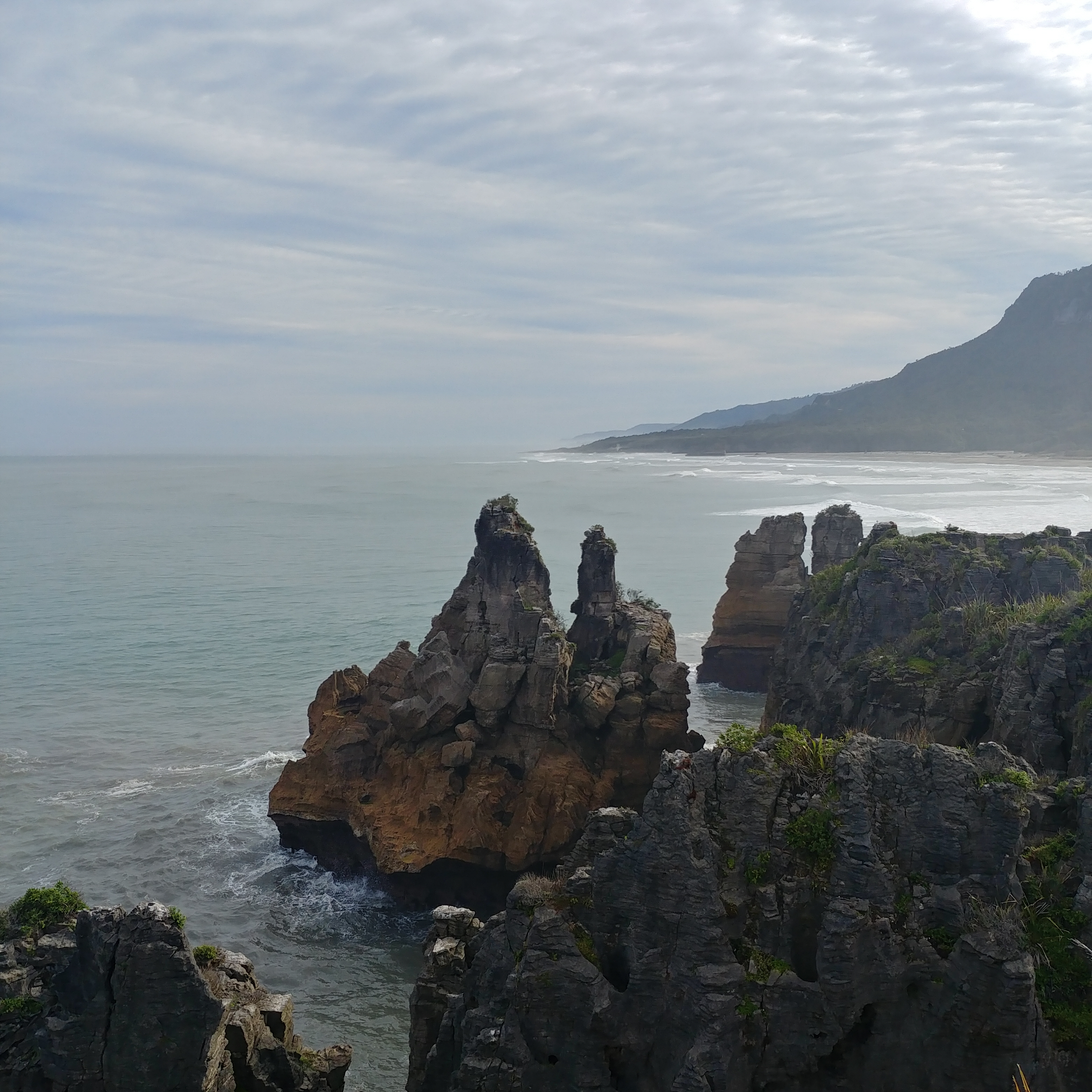 뉴질랜드 남섬 여행 팬케이크 바위 Pancake Rocks