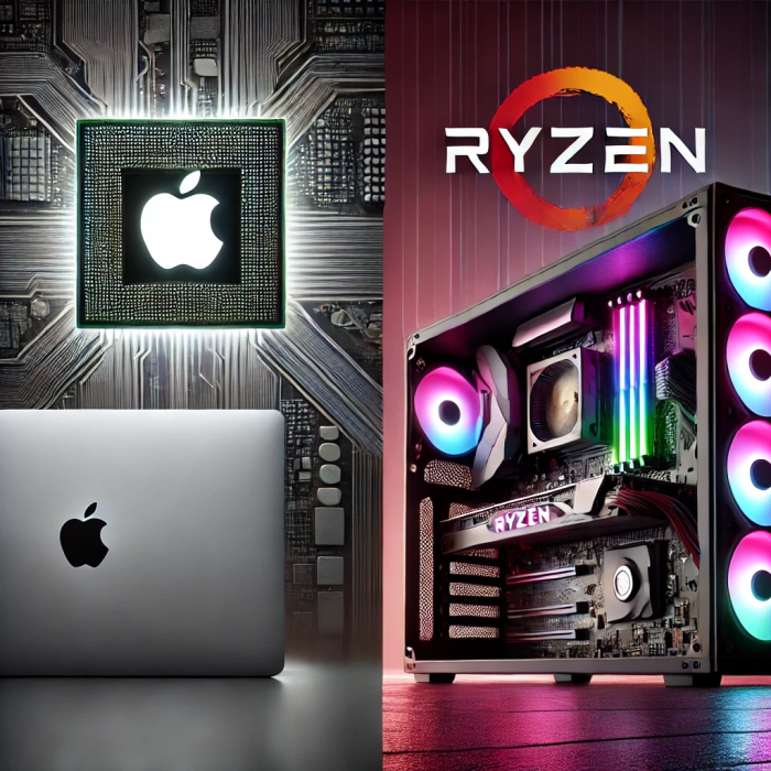 애플 M4칩 VS AMD 성능 비교