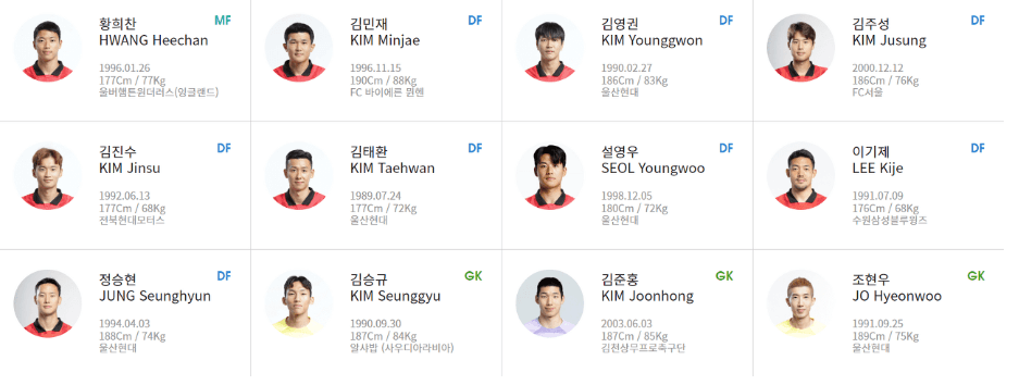 한국 베트남 축구 중계 명단 일정