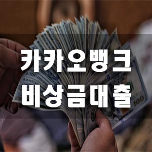  카카오뱅크 비상금대출 5분만에 정리끝