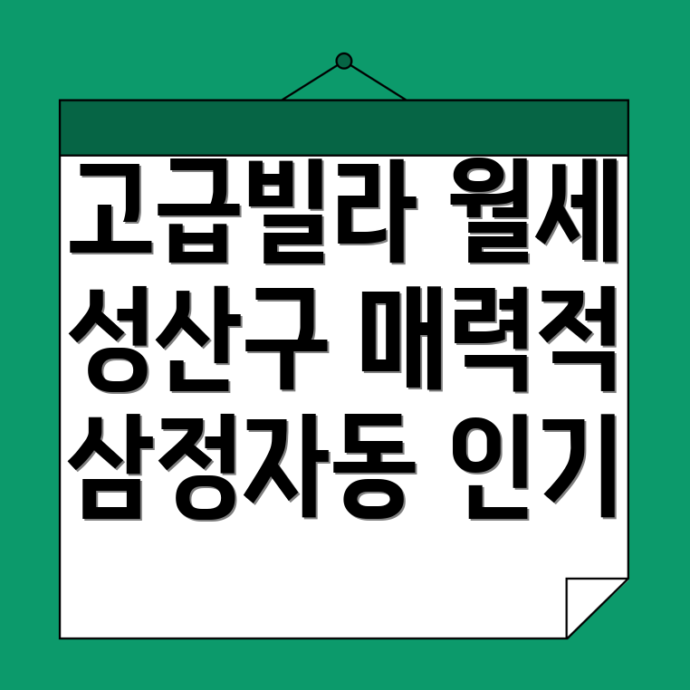 고급빌라