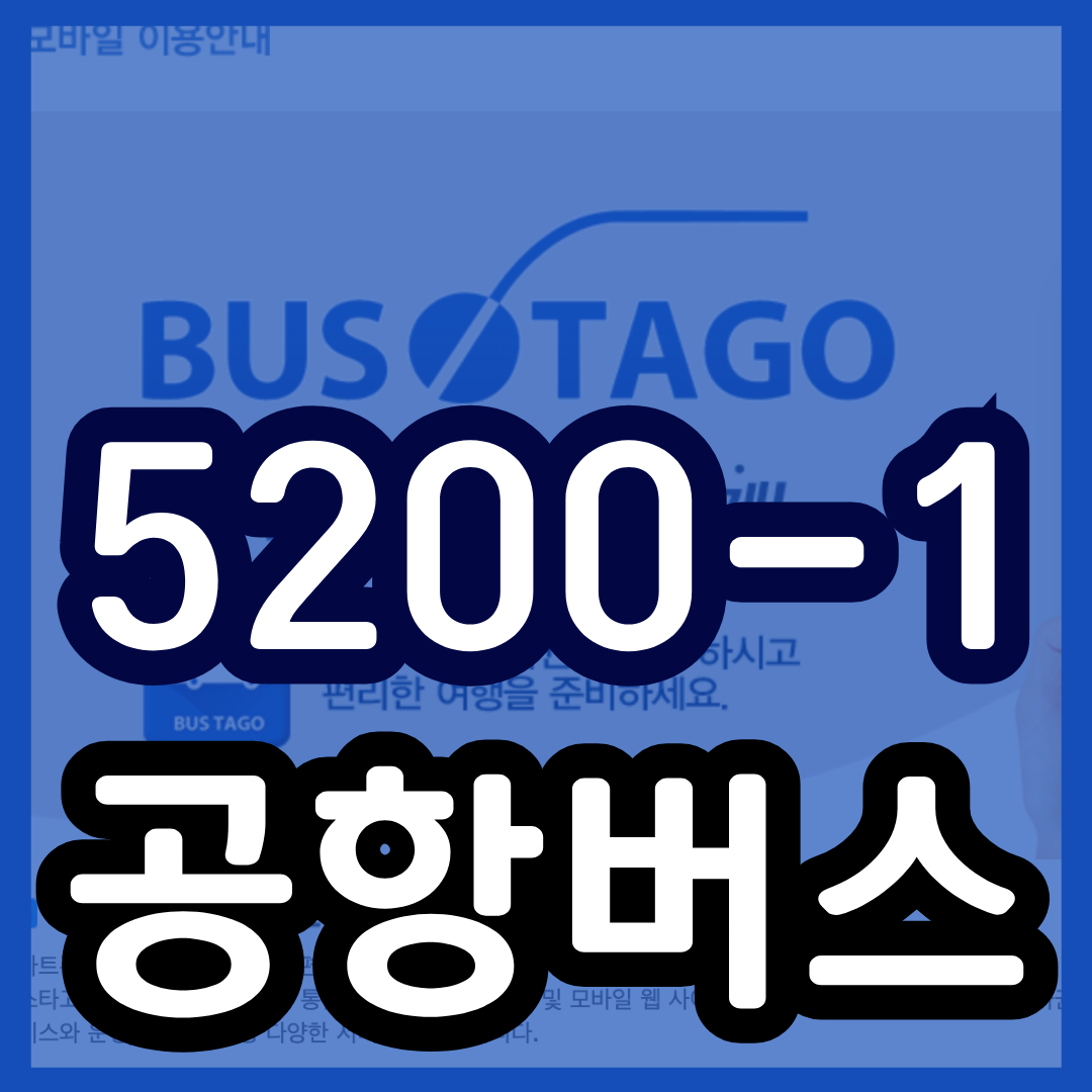 5200-1 공항버스 예매 시간표 리무진 버스 5200-1번 예약 (농수산물센터 청솔마을 정자역 롯데백화점 수내역 서현역 김포공항 / 농수산물센터~김포공항)