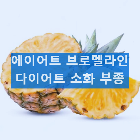 에이어트 브로멜라인 다이어트 보조제 효과 후기로 확인