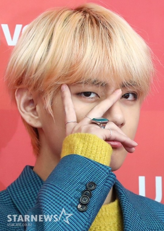  방탄소년단 뷔 '무쌍이 잘 어울리는 매력만점 스타' 1위