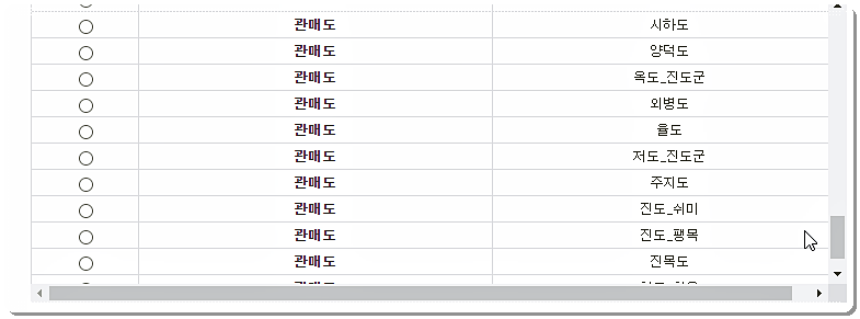 관매도 배편 여객선 시간표 및 요금표 4