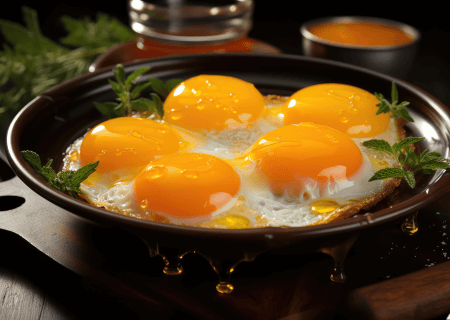 지아잔틴 풍부한 음식, 달걀 노른자 사진