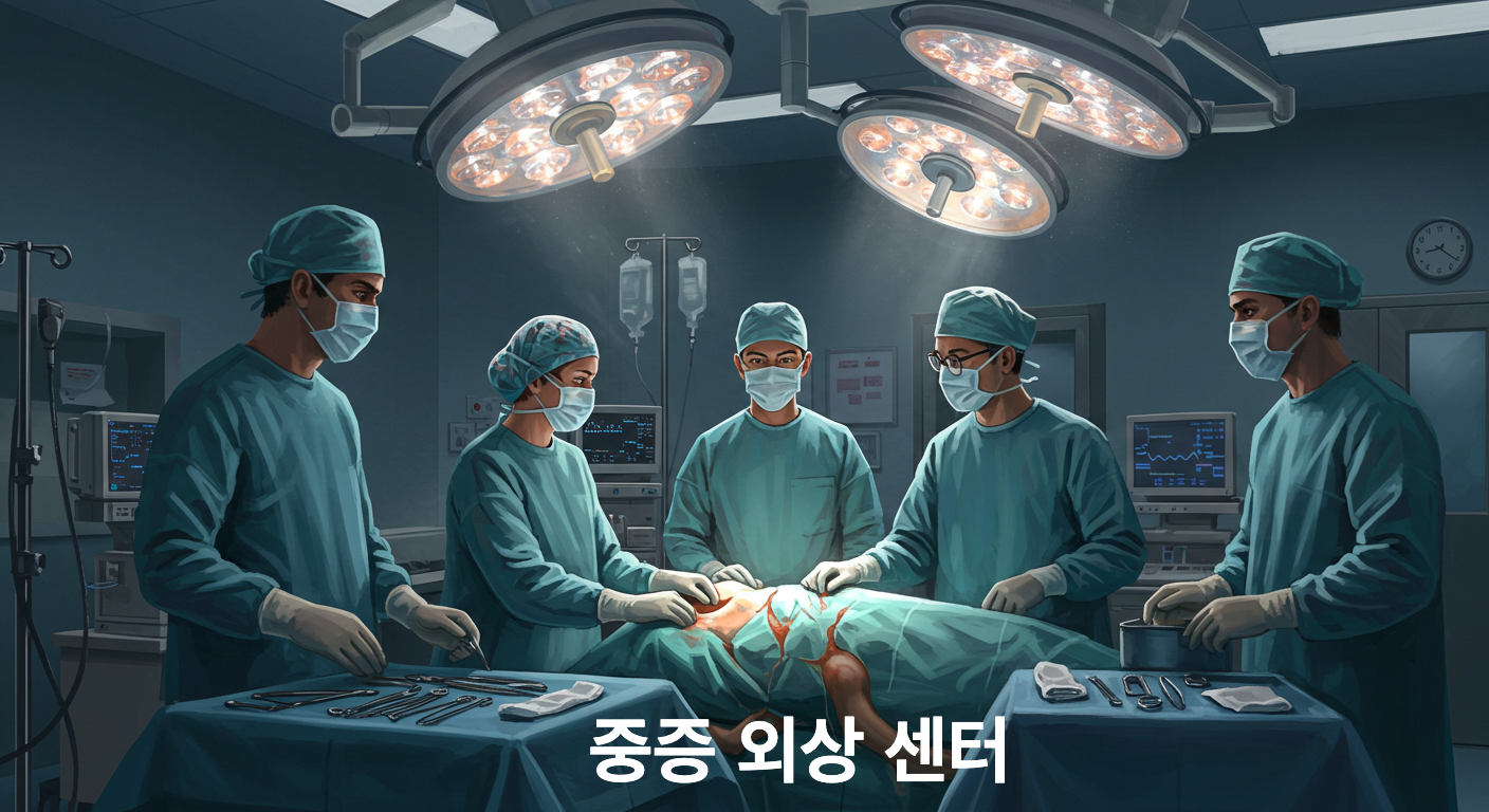 수술중인 의사들